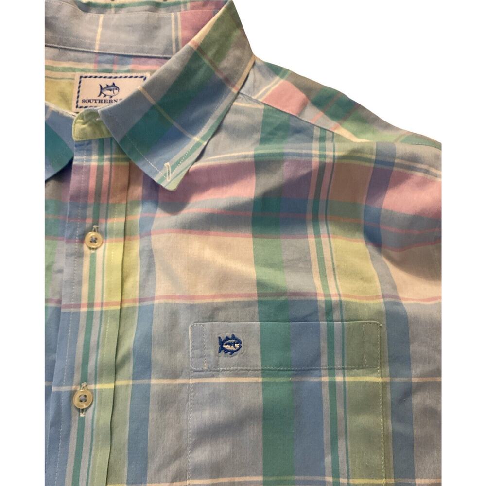 LKNW Southern Tide Classic Fit Dress Casual Button Shirt Multicolor Size L